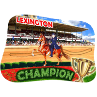 Lexington Kentucky Gated Horse Tennessee Walker Championship Interactive Magnet