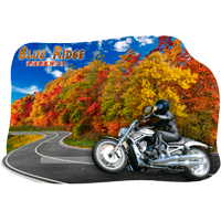 North Carolina Autumn Motorcycle Custom Interactive Magnet