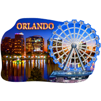 Orlando Florida Ferris Wheel Custom Interactive Magnet