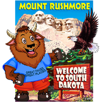 Mount Rushmore South Dakota Interactive Magnet